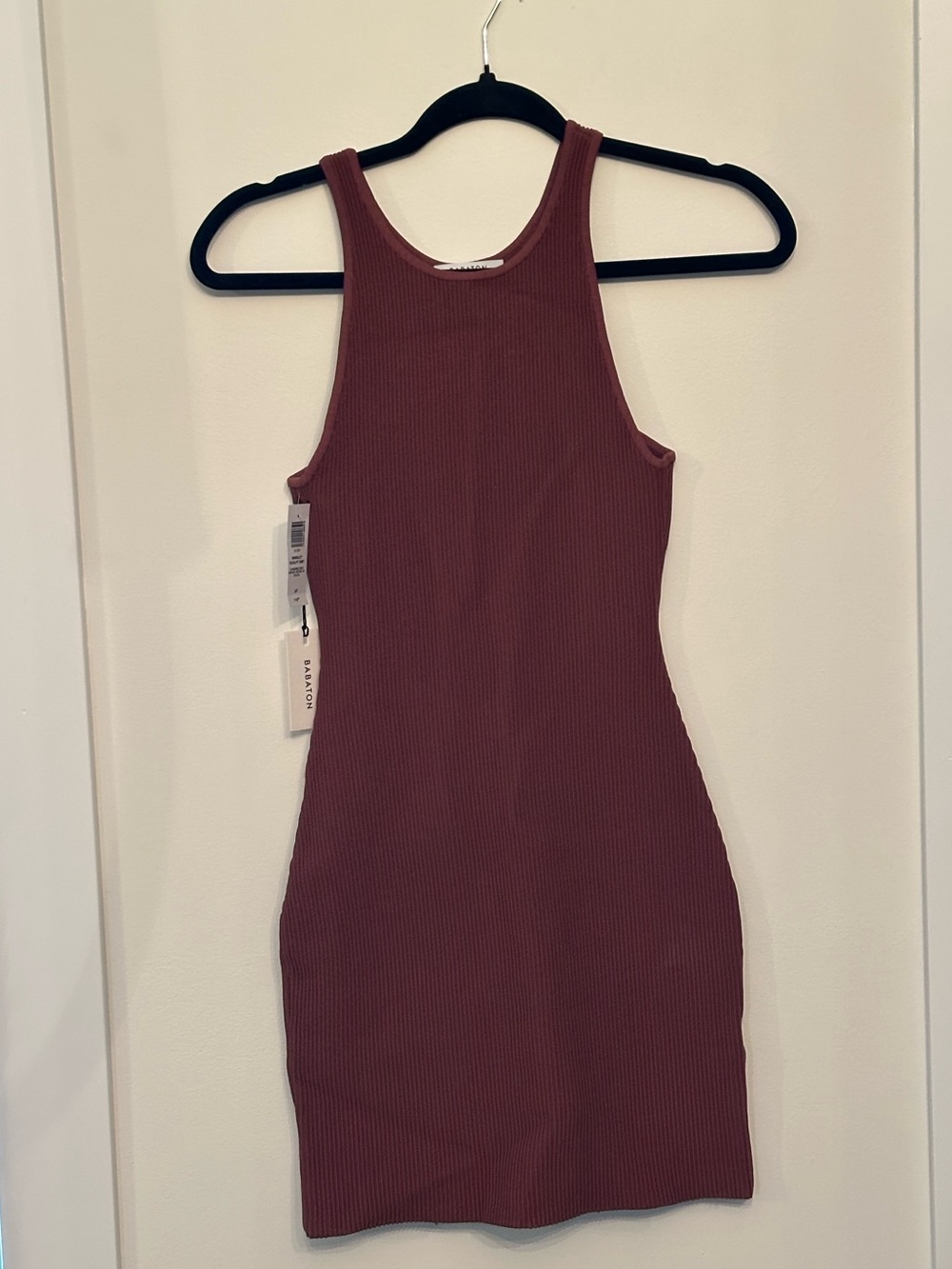 Aritzia Babaton NWT Winslet Sculpt Knit Mini Dress